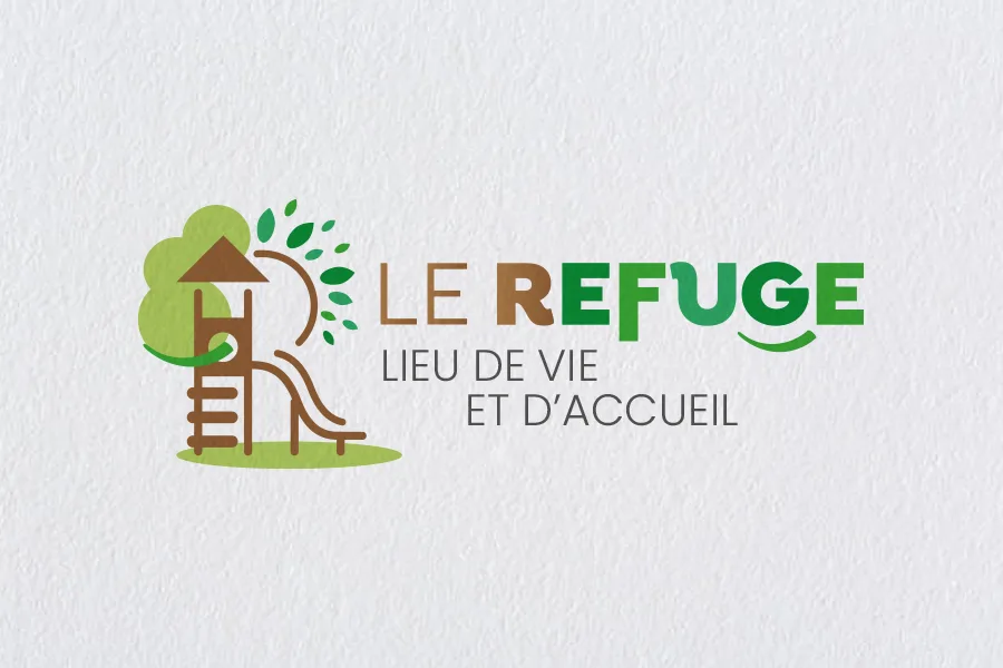 Le Refuge – Création d’un logo pour un lieu de vie et d’accueil