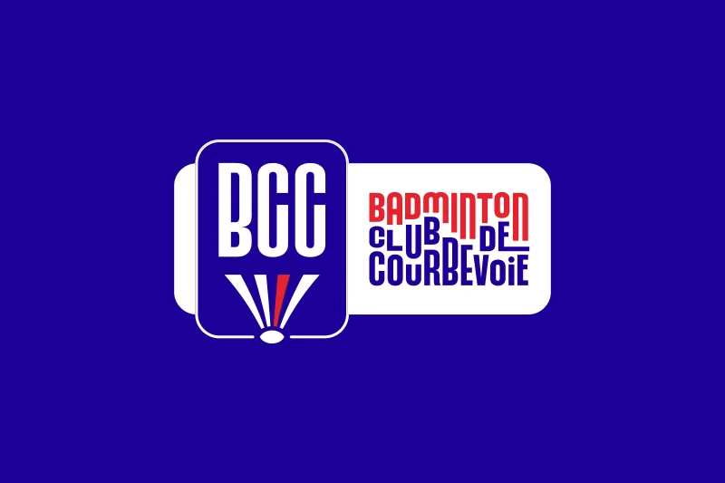 Nouveau logo pour le Badminton Club de Courbevoie