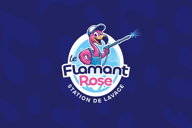 Identité visuelle pour le Flamant Rose